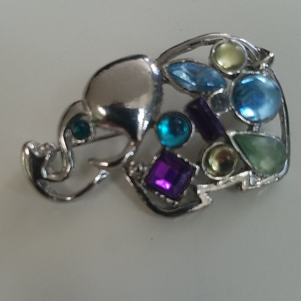 Baby Elephant Brooch